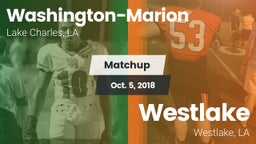 Matchup: Washington-Marion vs. Westlake  2018