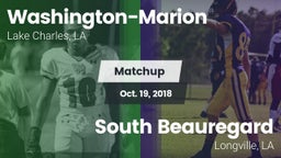 Matchup: Washington-Marion vs. South Beauregard  2018