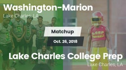 Matchup: Washington-Marion vs. Lake Charles College Prep 2018