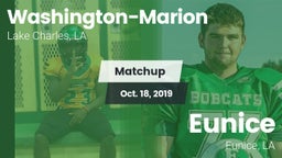Matchup: Washington-Marion vs. Eunice  2019