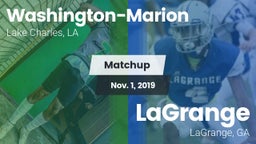 Matchup: Washington-Marion vs. LaGrange  2019