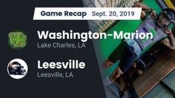 Recap: Washington-Marion  vs. Leesville  2019