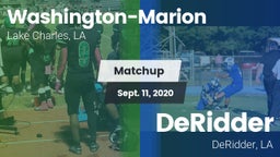 Matchup: Washington-Marion vs. DeRidder  2020