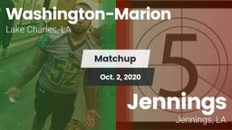 Matchup: Washington-Marion vs. Jennings  2020