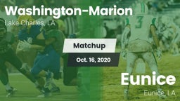 Matchup: Washington-Marion vs. Eunice  2020