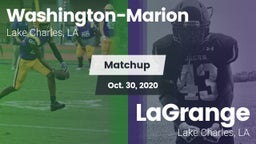 Matchup: Washington-Marion vs. LaGrange  2020