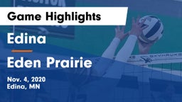 Edina  vs Eden Prairie  Game Highlights - Nov. 4, 2020