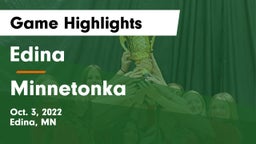 Edina  vs Minnetonka  Game Highlights - Oct. 3, 2022