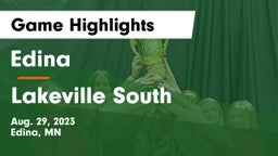 Edina  vs Lakeville South  Game Highlights - Aug. 29, 2023