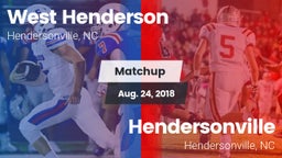 Matchup: West Henderson vs. Hendersonville  2018