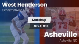 Matchup: West Henderson vs. Asheville  2018