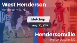 Matchup: West Henderson vs. Hendersonville  2019
