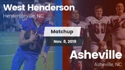 Matchup: West Henderson vs. Asheville  2019
