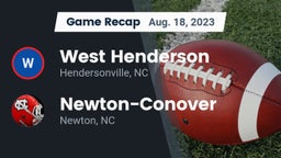 Recap: West Henderson  vs. Newton-Conover  2023