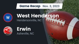 Recap: West Henderson  vs. Erwin  2023