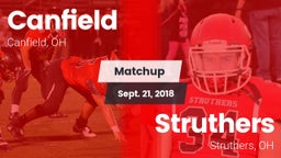 Matchup: Canfield vs. Struthers  2018