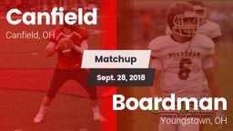 Matchup: Canfield vs. Boardman  2018