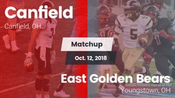 Matchup: Canfield vs. East  Golden Bears 2018