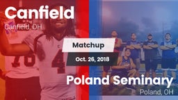 Matchup: Canfield vs. Poland Seminary  2018
