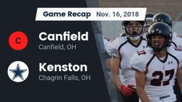 Recap: Canfield  vs. Kenston  2018