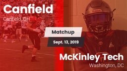 Matchup: Canfield vs. McKinley Tech  2019