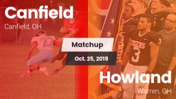 Matchup: Canfield vs. Howland  2019