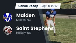 Recap: Maiden  vs. Saint Stephens  2017