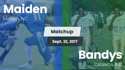 Matchup: Maiden vs. Bandys  2017