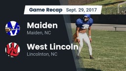 Recap: Maiden  vs. West Lincoln  2017