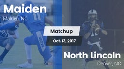 Matchup: Maiden vs. North Lincoln  2017