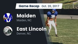Recap: Maiden  vs. East Lincoln  2017