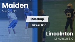 Matchup: Maiden vs. Lincolnton  2017