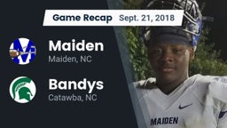 Recap: Maiden  vs. Bandys  2018