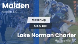 Matchup: Maiden vs. Lake Norman Charter  2018