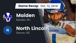 Recap: Maiden  vs. North Lincoln  2018