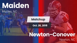 Matchup: Maiden vs. Newton-Conover  2018