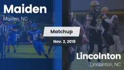 Matchup: Maiden vs. Lincolnton  2018
