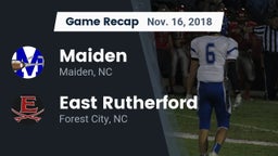 Recap: Maiden  vs. East Rutherford  2018