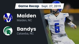 Recap: Maiden  vs. Bandys  2019