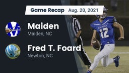 Recap: Maiden  vs. Fred T. Foard  2021