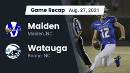 Recap: Maiden  vs. Watauga  2021