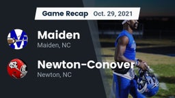 Recap: Maiden  vs. Newton-Conover  2021