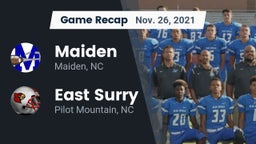Recap: Maiden  vs. East Surry  2021