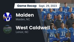 Recap: Maiden  vs. West Caldwell  2023