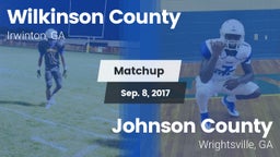 Matchup: Wilkinson County vs. Johnson County  2017