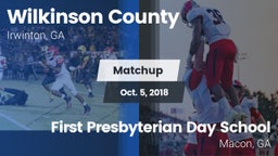 Matchup: Wilkinson County vs. First Presbyterian Day School 2018