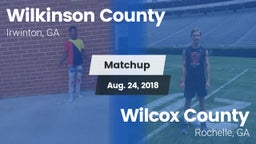 Matchup: Wilkinson County vs. Wilcox County  2018