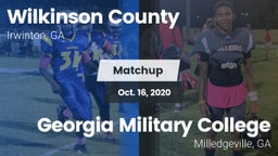 Matchup: Wilkinson County vs. Georgia Military College  2020