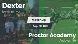 Matchup: Dexter School vs. Proctor Academy  2016