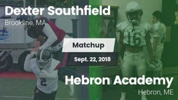 Matchup: Dexter Southfield Hi vs. Hebron Academy  2018